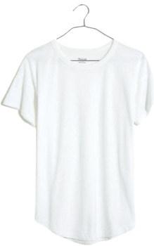 Madewell Whisper Cotton Crewneck T-Shirt - How To Dress In 30s