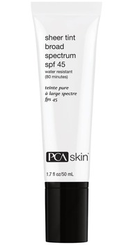 PCA Skin Sheer Tint Broad Spectrum SPF 45 - Best Anti-Aging Products For Rosacea