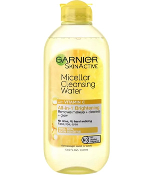 Garnier SkinActive Micellar Cleansing Water with Vitamin C - Best Drugstore Vitamin C Cleanser