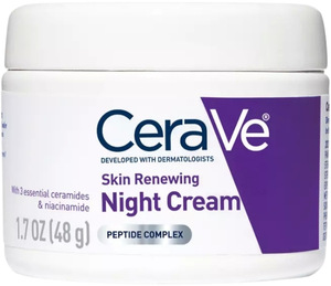 CeraVe Skin Renewing Night Cream - Best Night Moisturizer To Use With Retinol