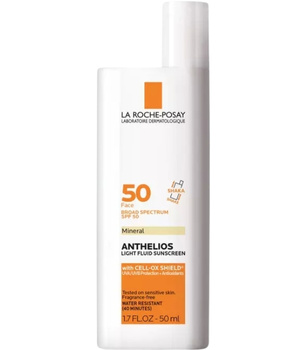 La Roche Posay Anthelios Mineral Zinc Oxide Sunscreen SPF 50 - Best Sunscreens For Rosacea
