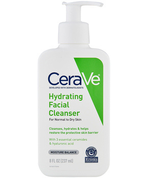 CeraVe Hydrating Facial Cleanser - Best Drugstore Cream Cleanser