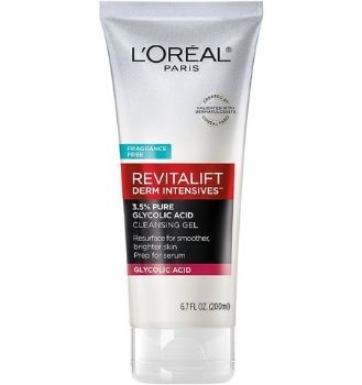 L'Oreal Revitalift Derm Intensives 3.5% Glycolic Acid Cleansing Gel - Skin Cell Turnover
