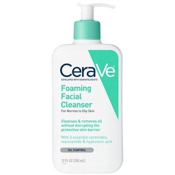 CeraVe Foaming Facial Cleanser - Minimalist Skincare Routine For 30s